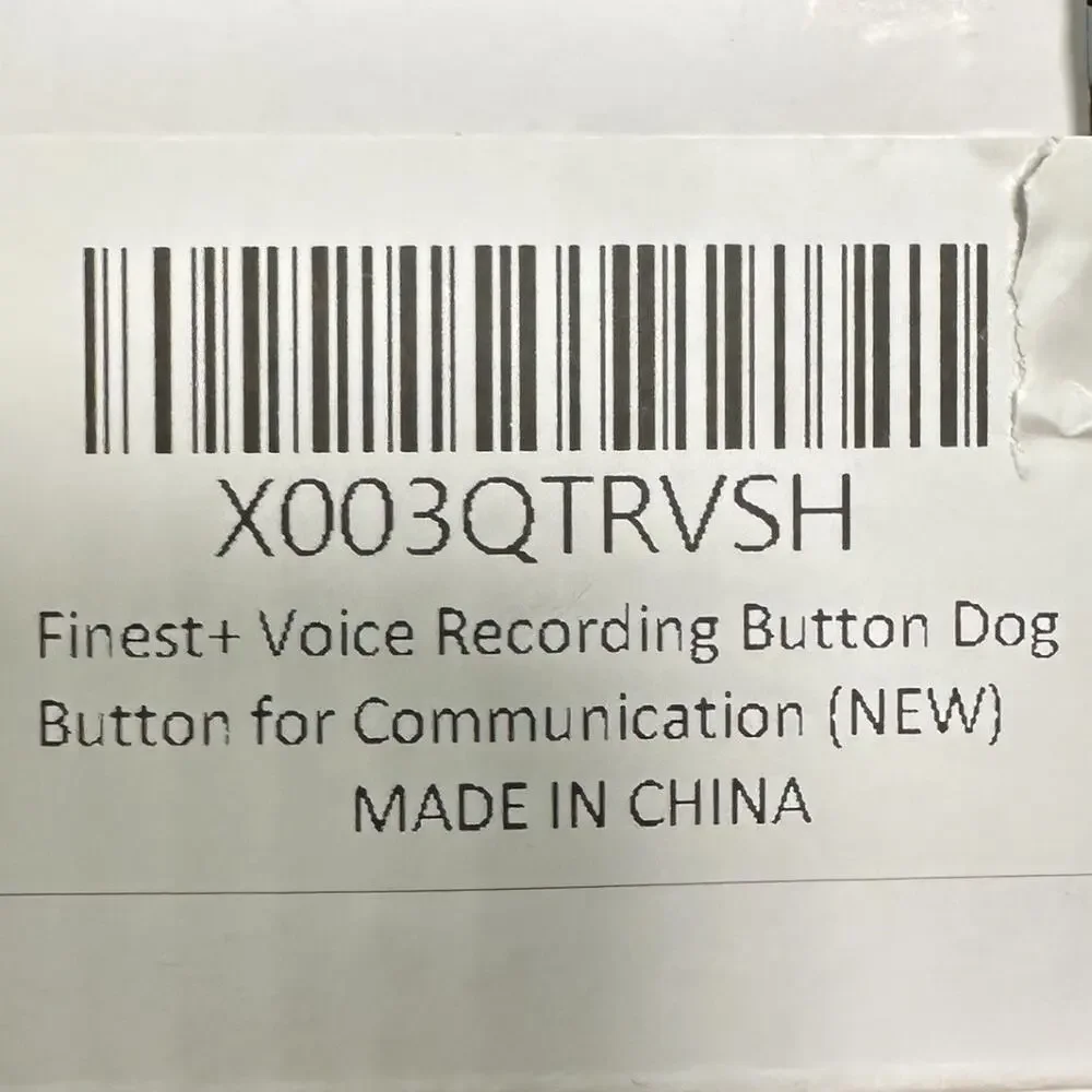 Voice Recording Buttons for Dog Communication
